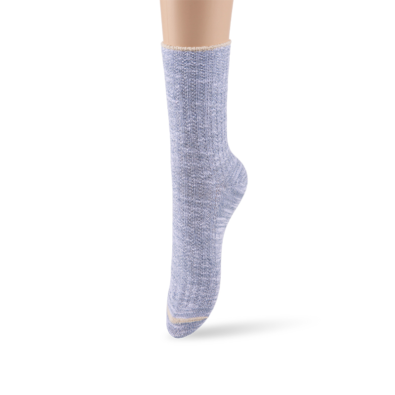 RZ109 Minimalist Embossed Textured Mid-Calf Cotton Spring & Summer Series Socks