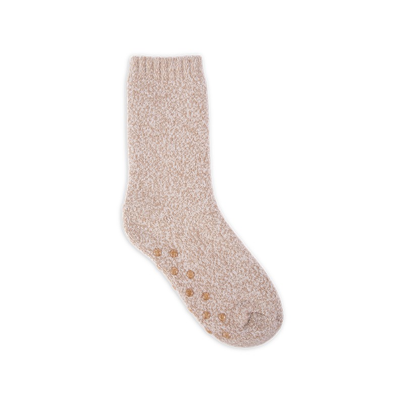 RZ141 Star Pattern Terry Brushed Non Slip Women’s Heat Retainer Socks